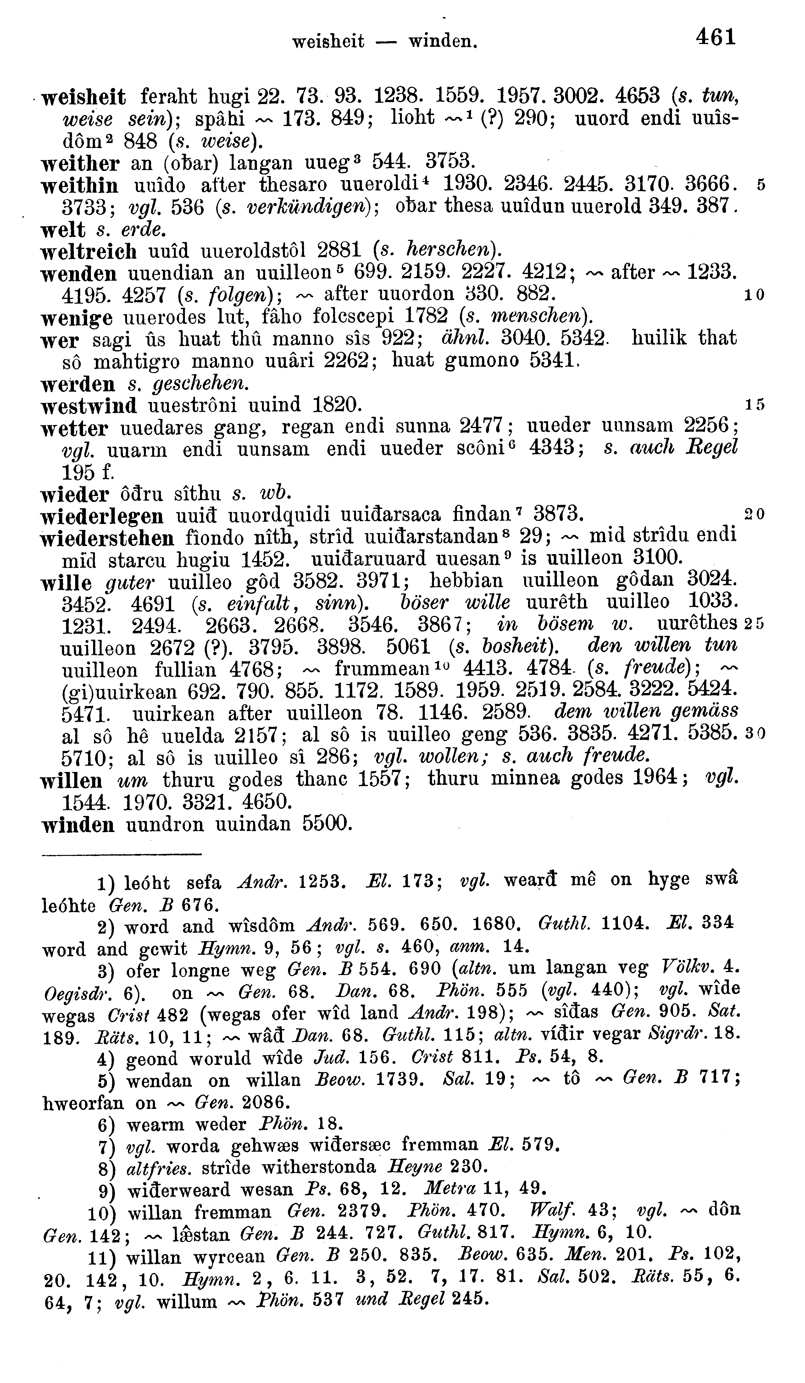 facsimile image (Sievers 1878, p. 461)