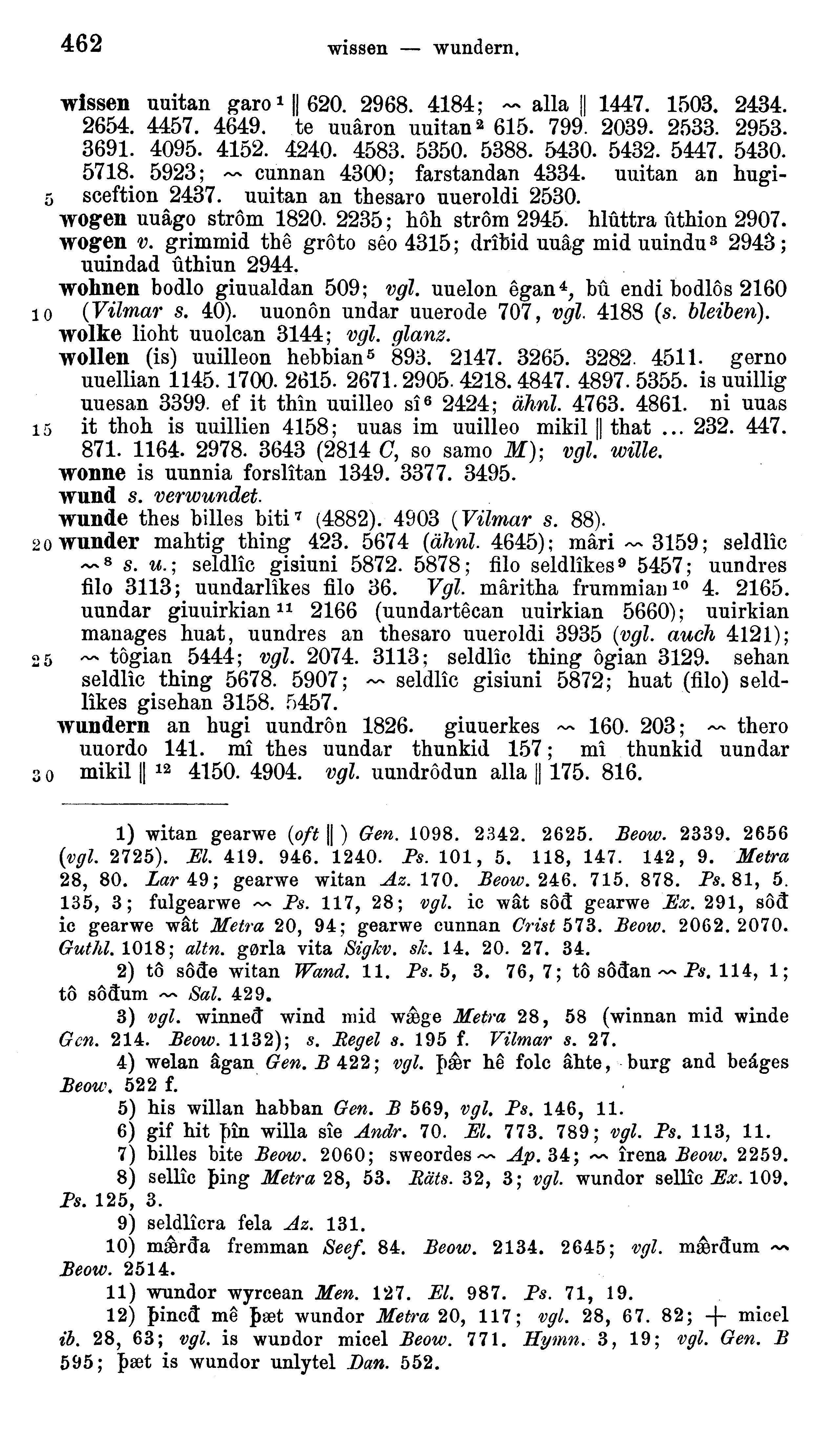 facsimile image (Sievers 1878, p. 462)