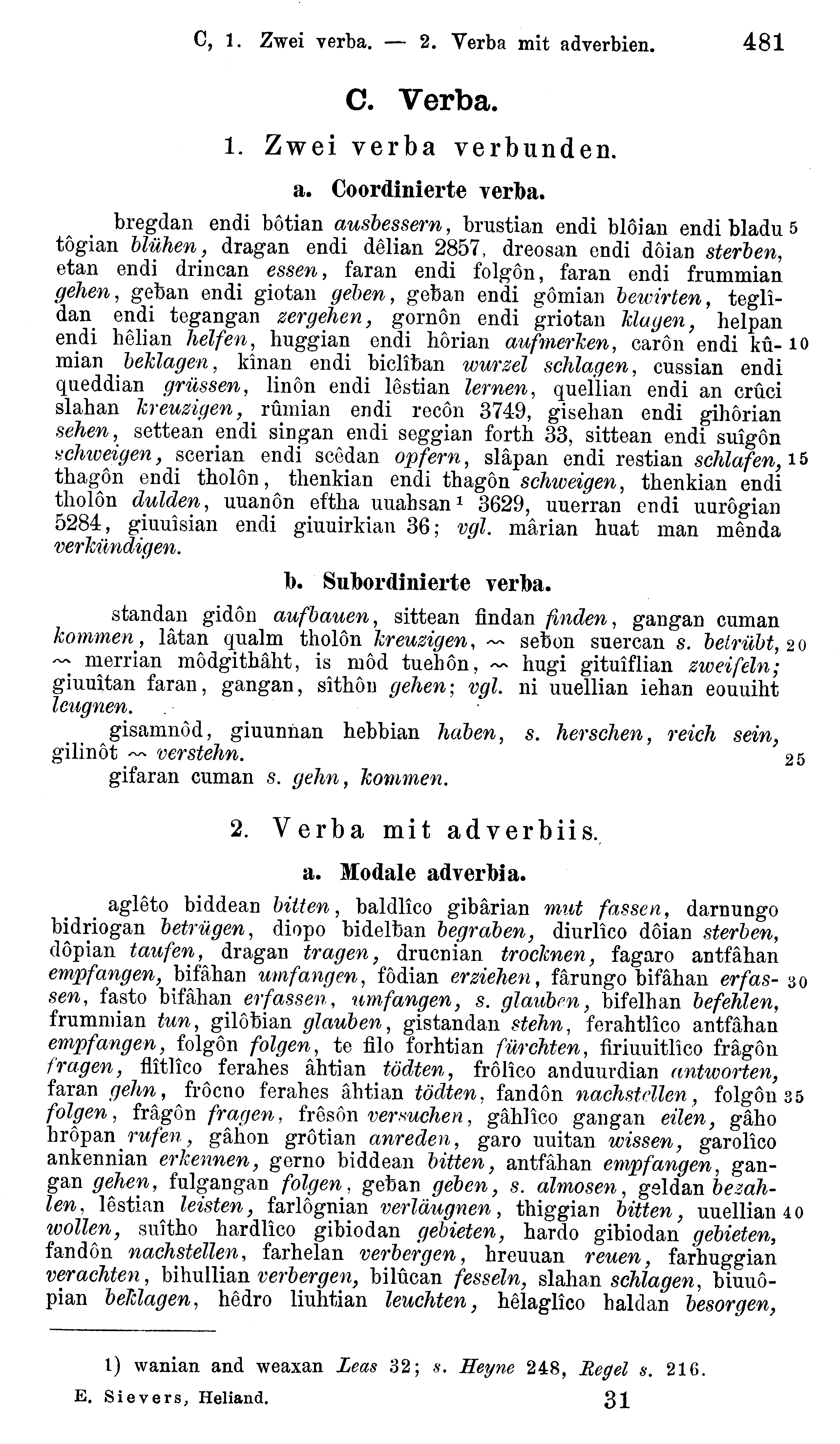 facsimile image (Sievers 1878, p. 481)