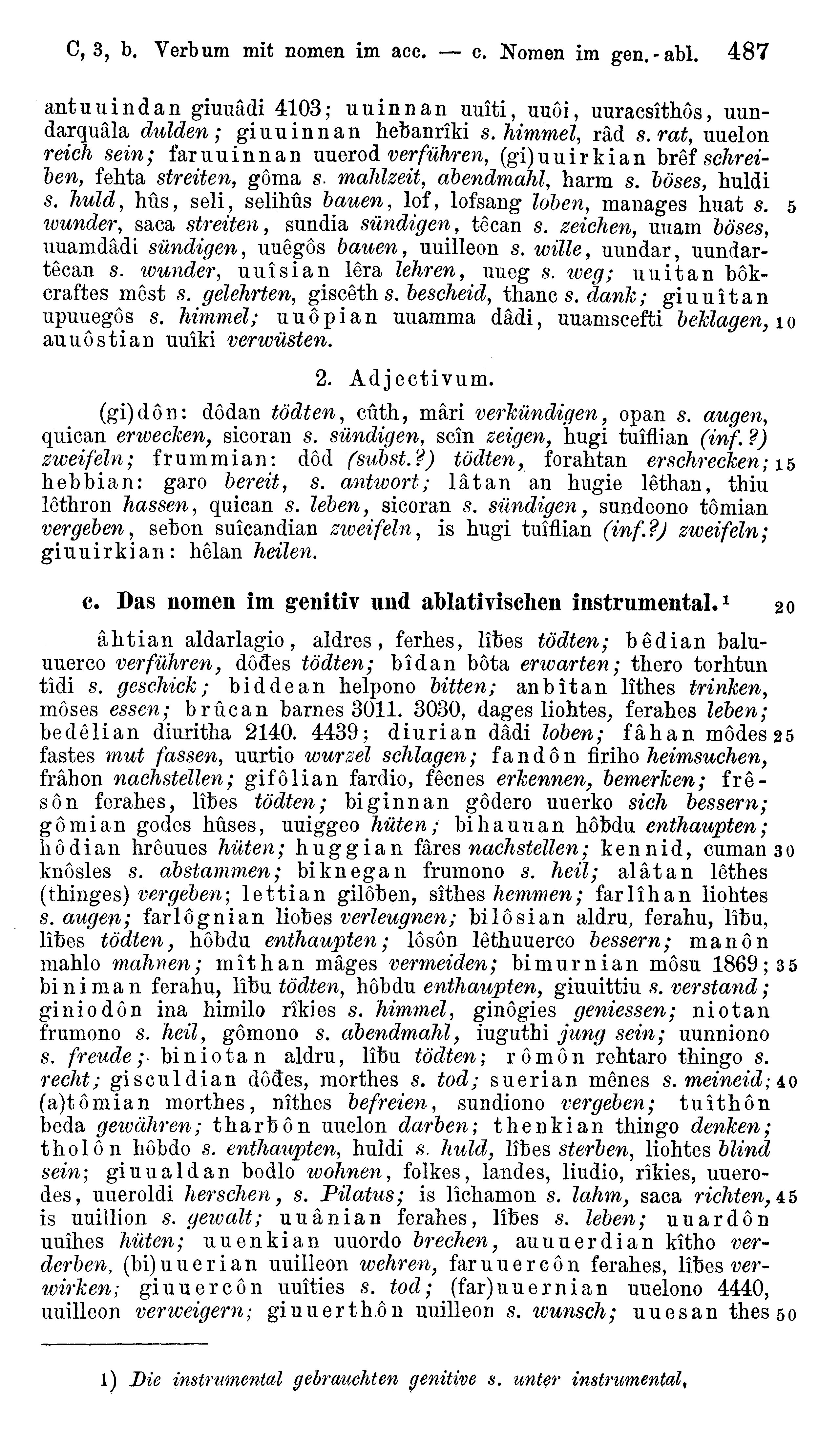 facsimile image (Sievers 1878, p. 487)