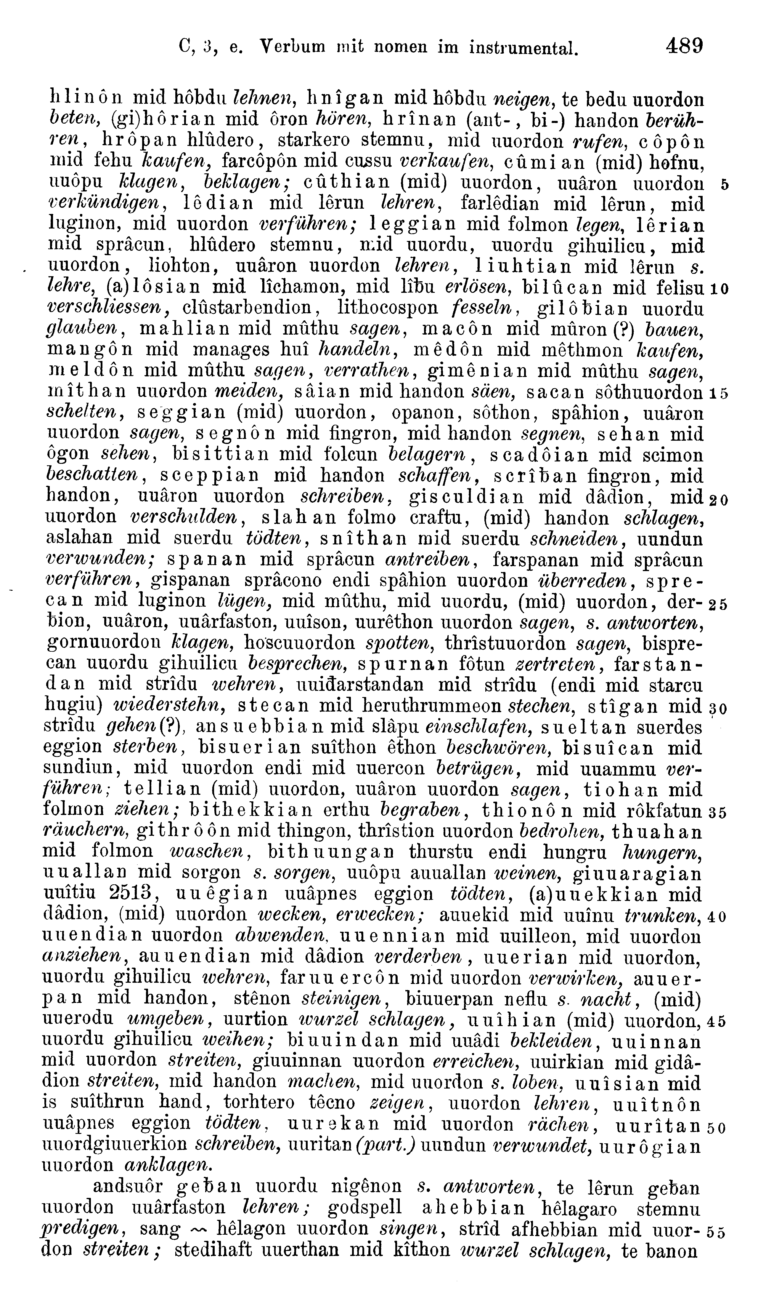 facsimile image (Sievers 1878, p. 489)