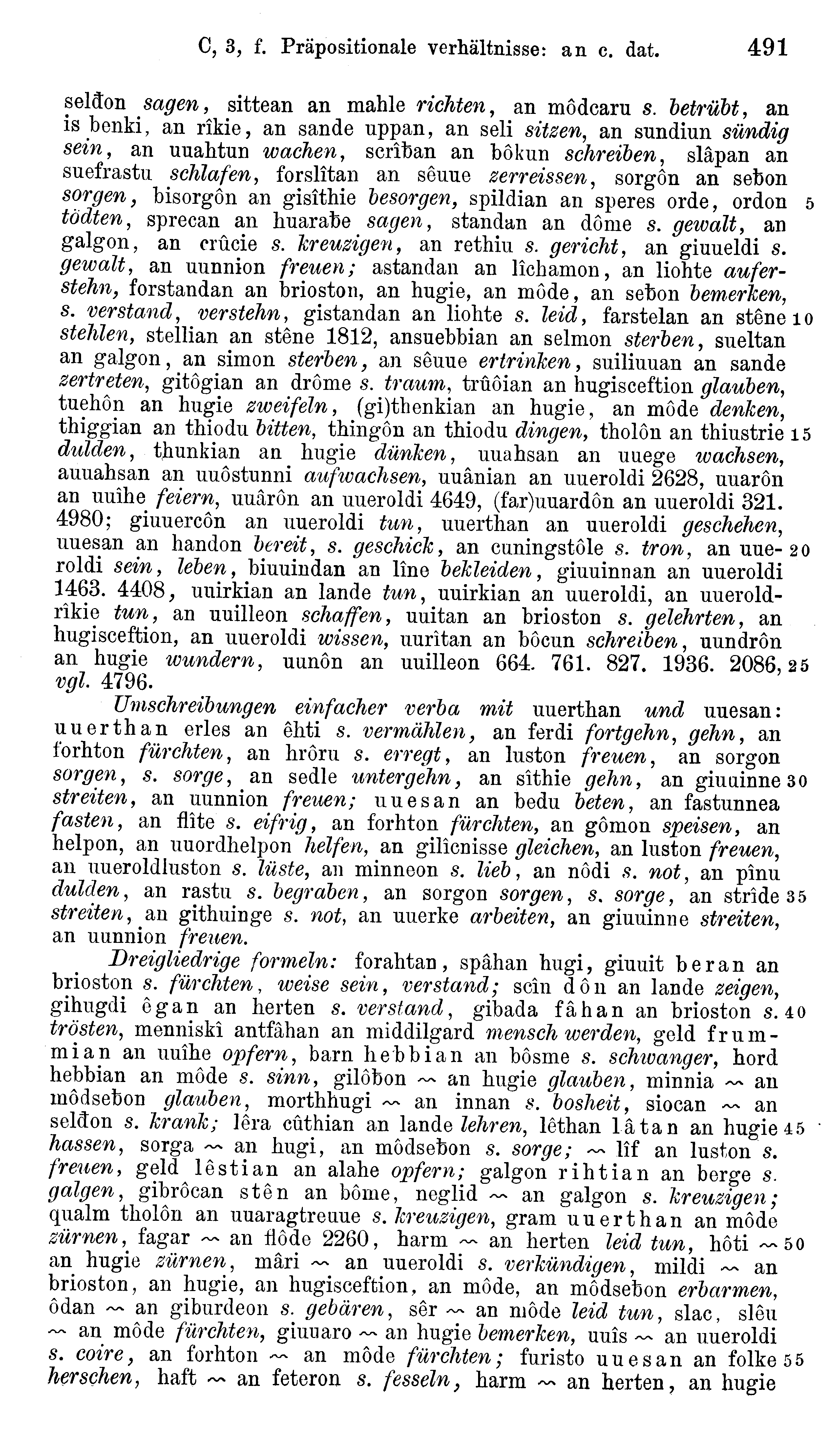 facsimile image (Sievers 1878, p. 491)