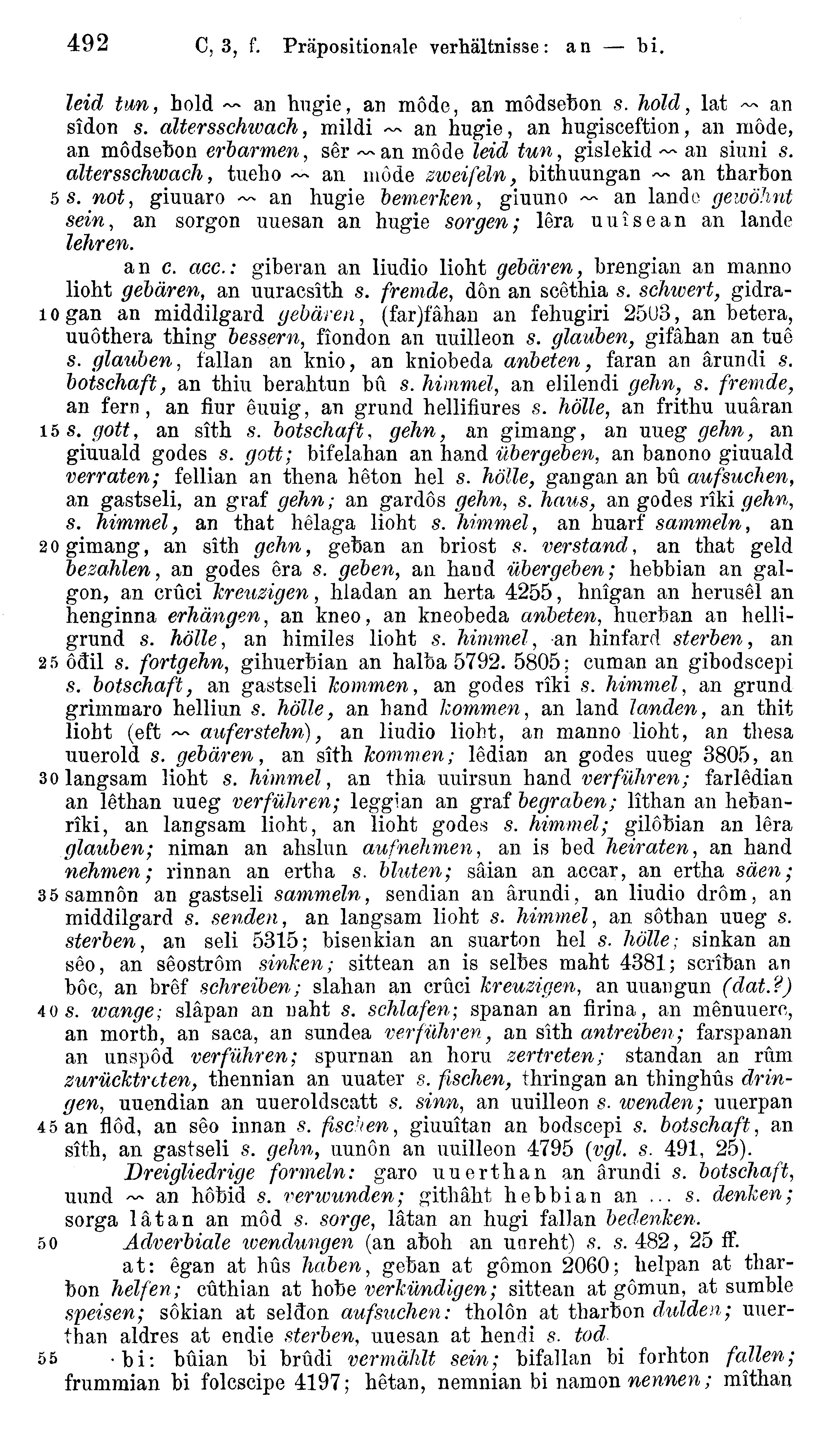 facsimile image (Sievers 1878, p. 492)