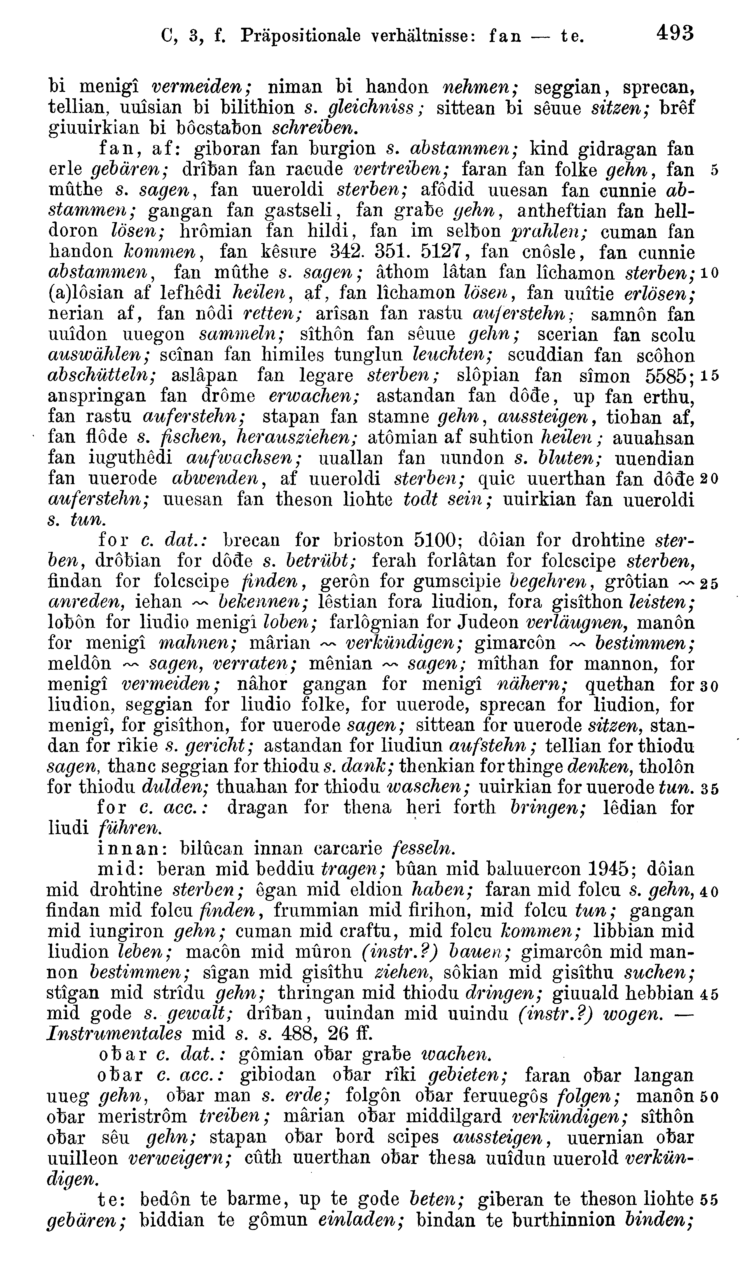 facsimile image (Sievers 1878, p. 493)