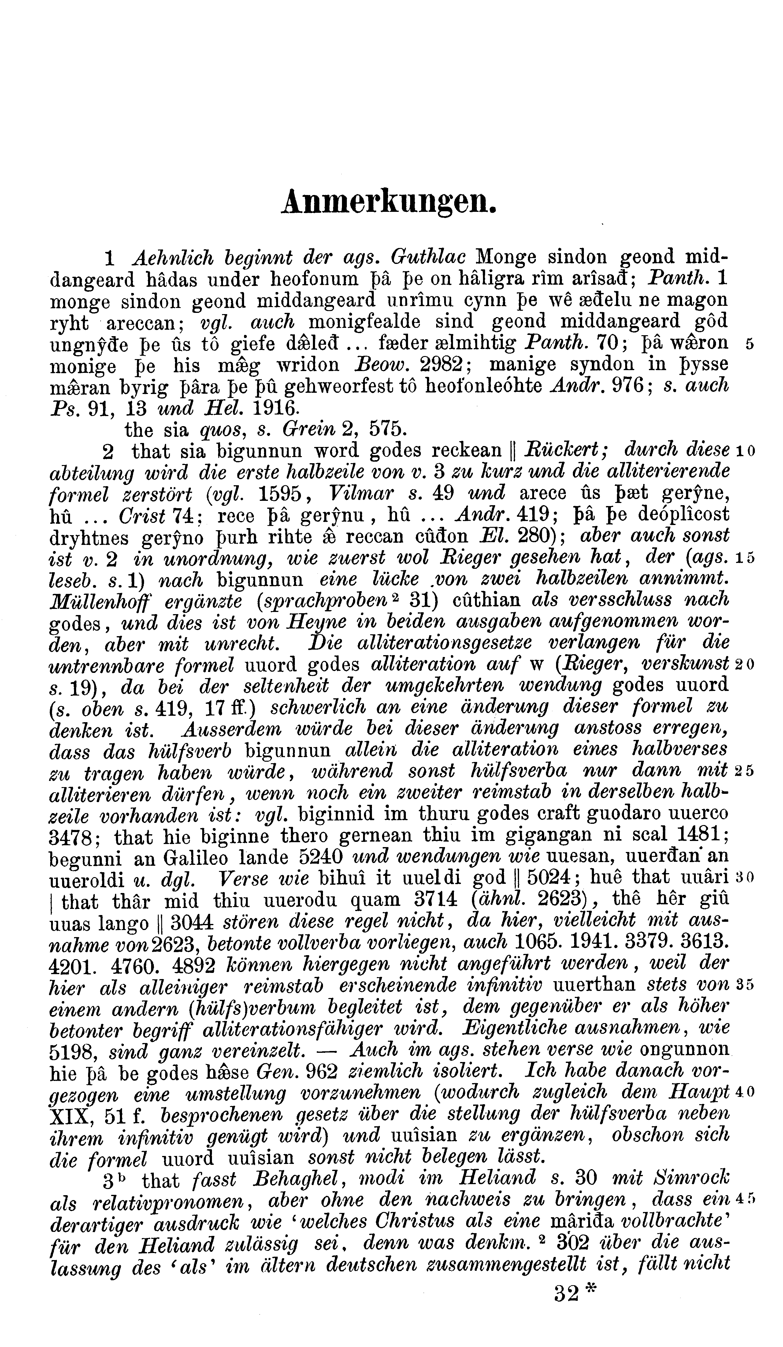 facsimile image (Sievers 1878, p. 499)