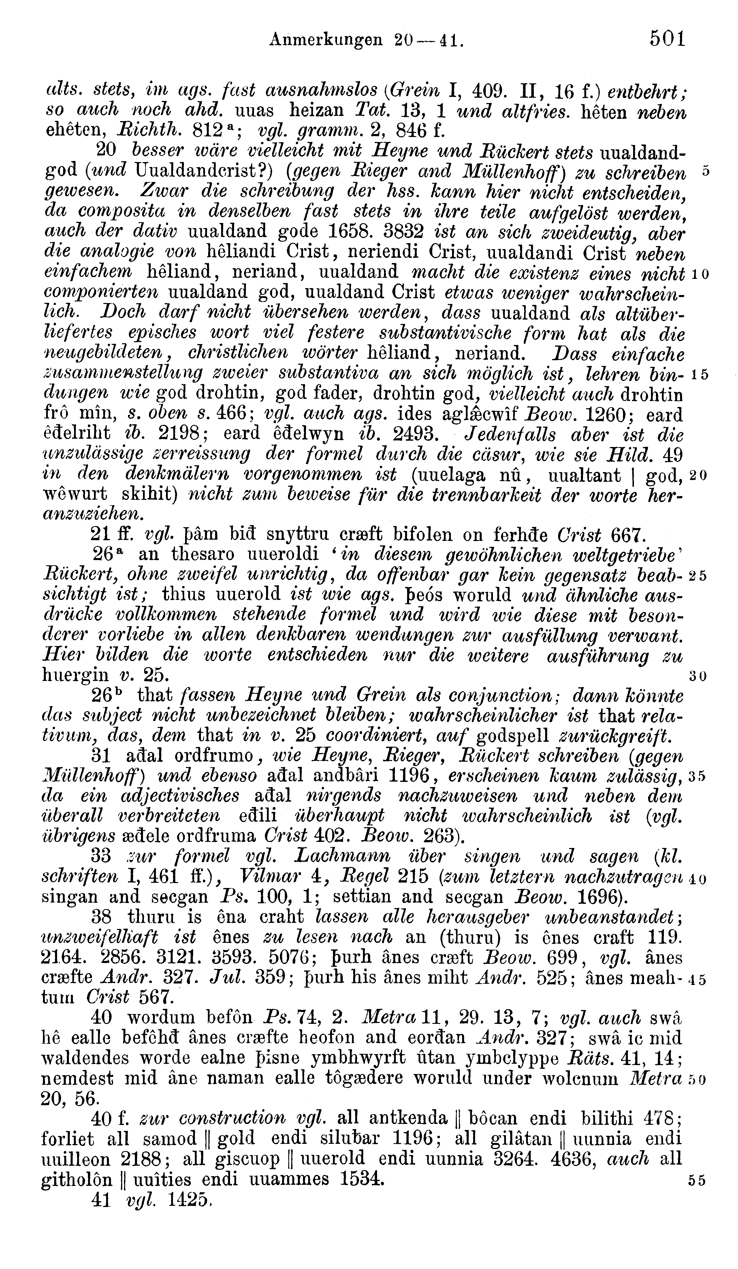 facsimile image (Sievers 1878, p. 501)