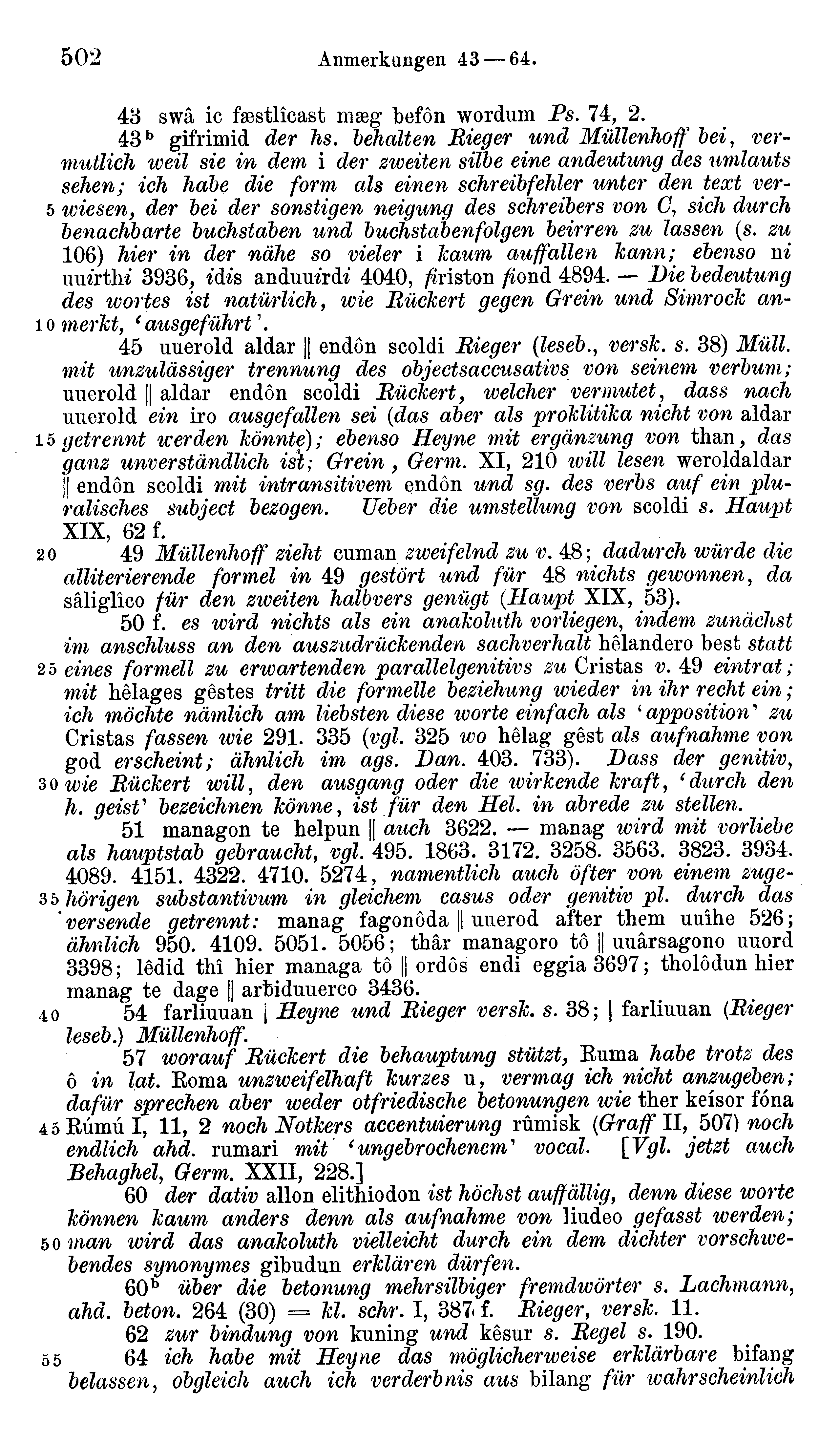 facsimile image (Sievers 1878, p. 502)