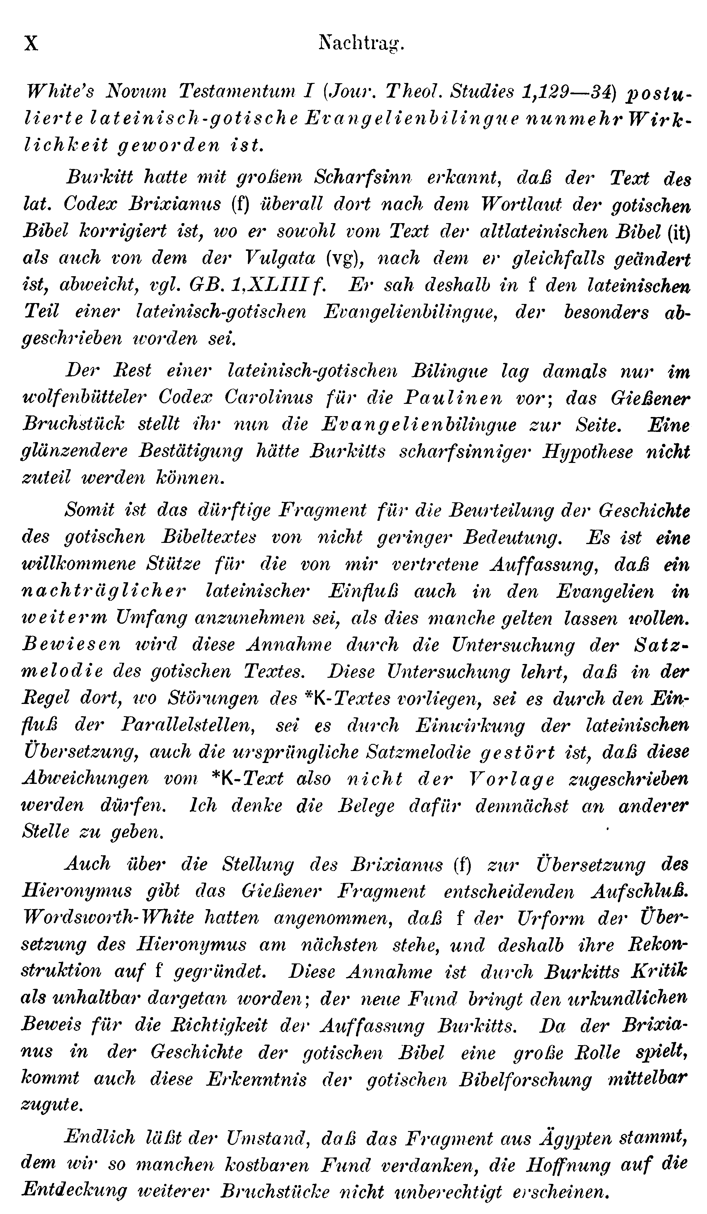 facsimile image (Streitberg 1910, p. x)