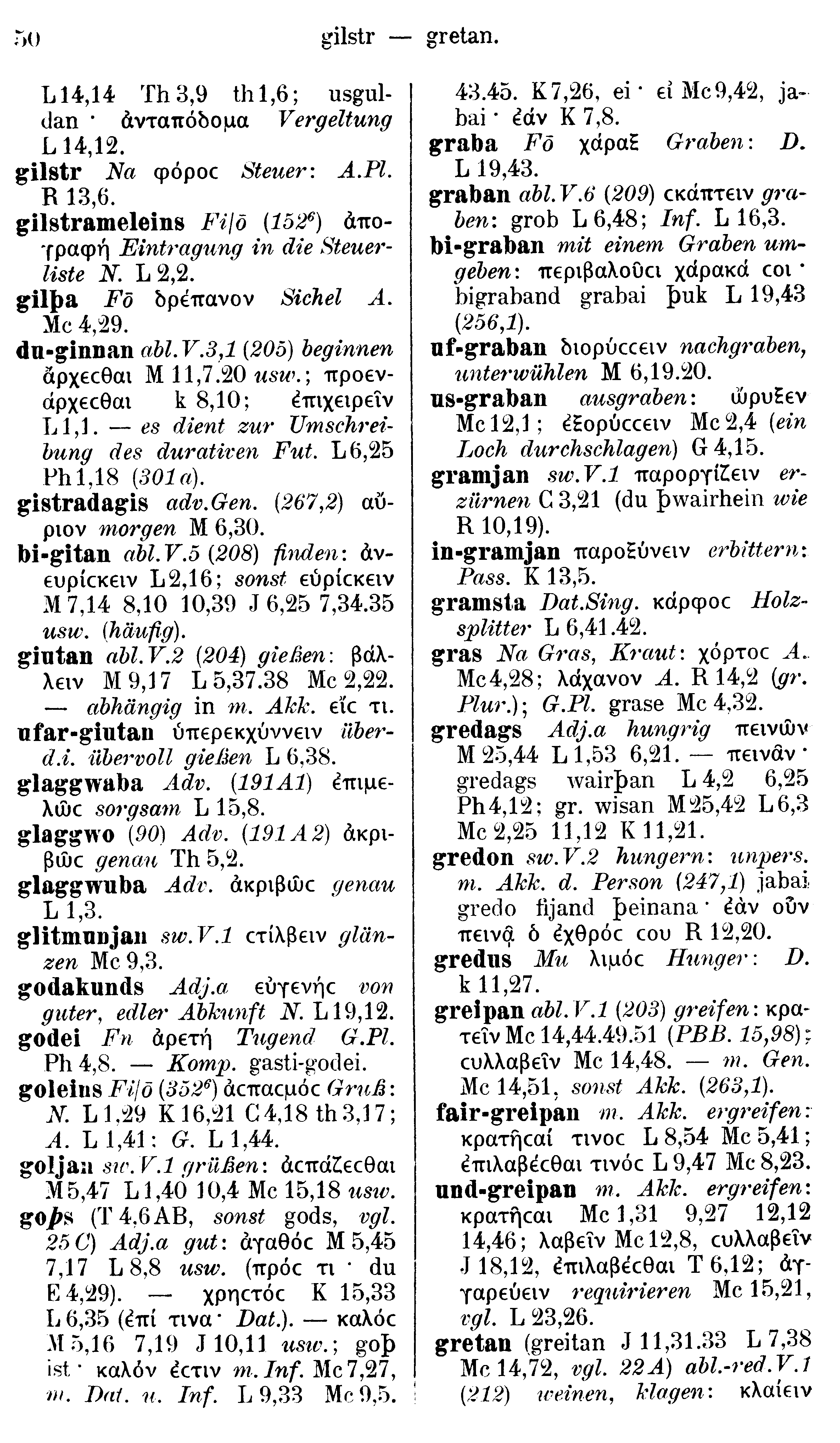 facsimile image (Streitberg 1910, p. 50)