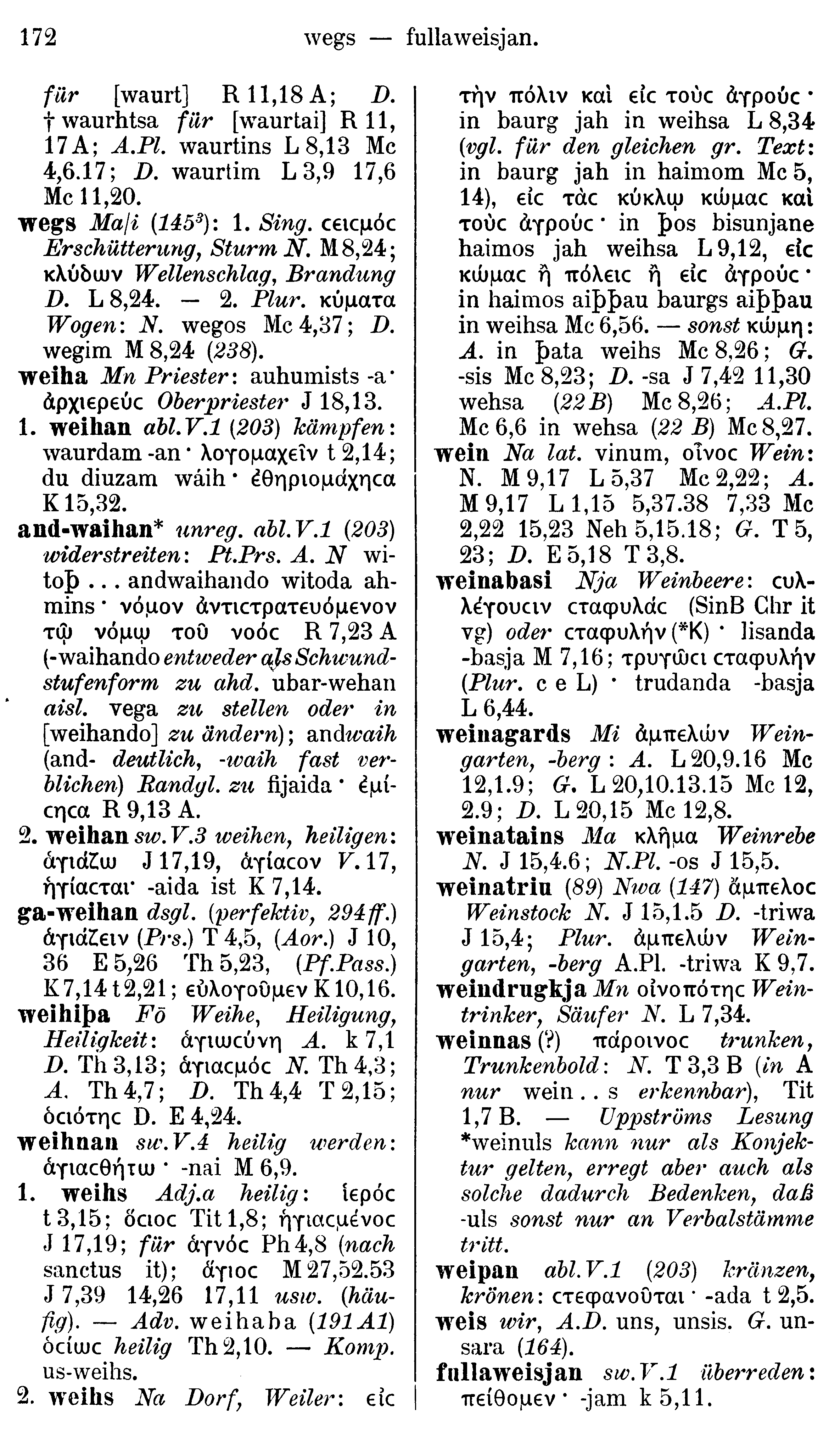 facsimile image (Streitberg 1910, p. 172)