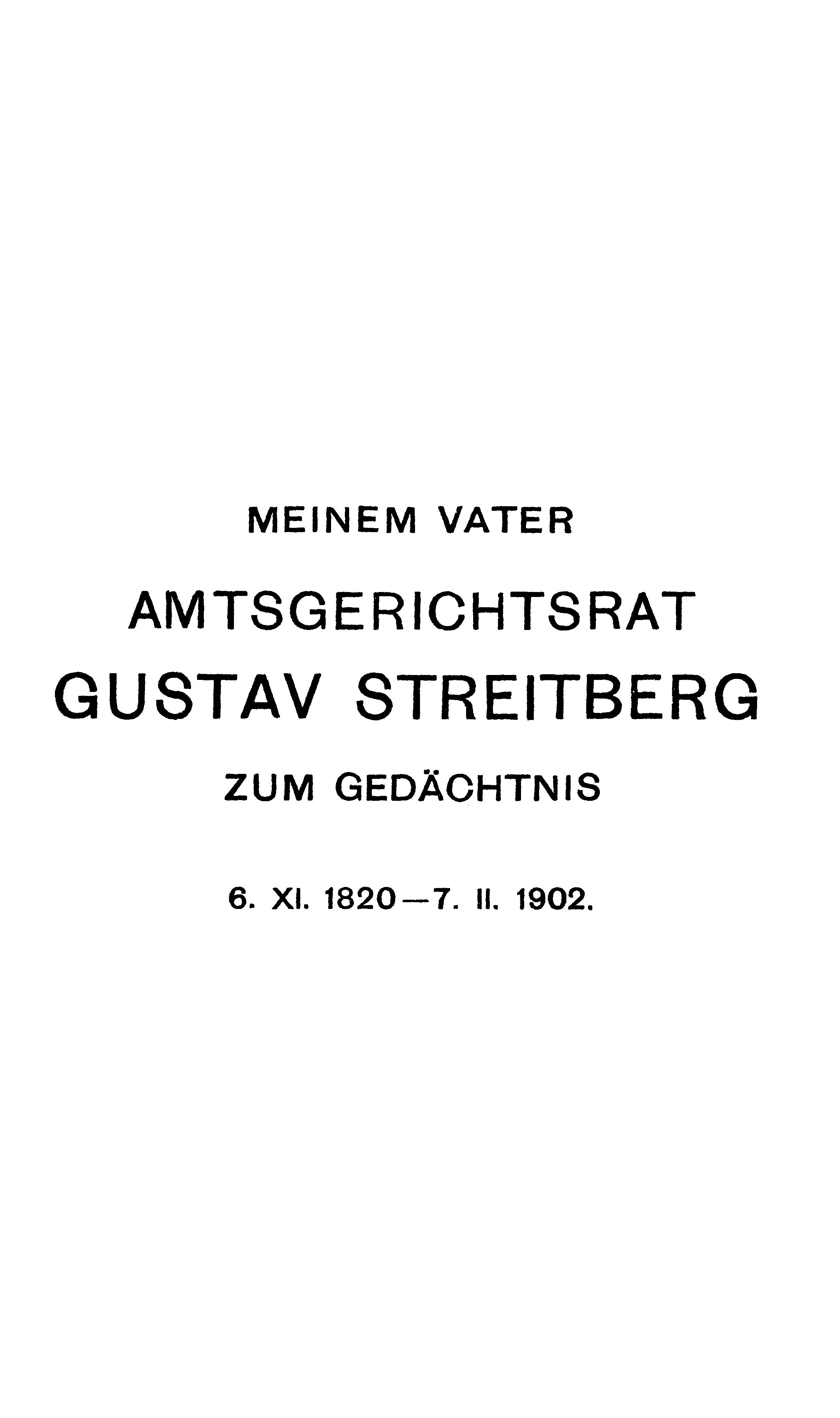 facsimile image (Streitberg 1920, p. v)
