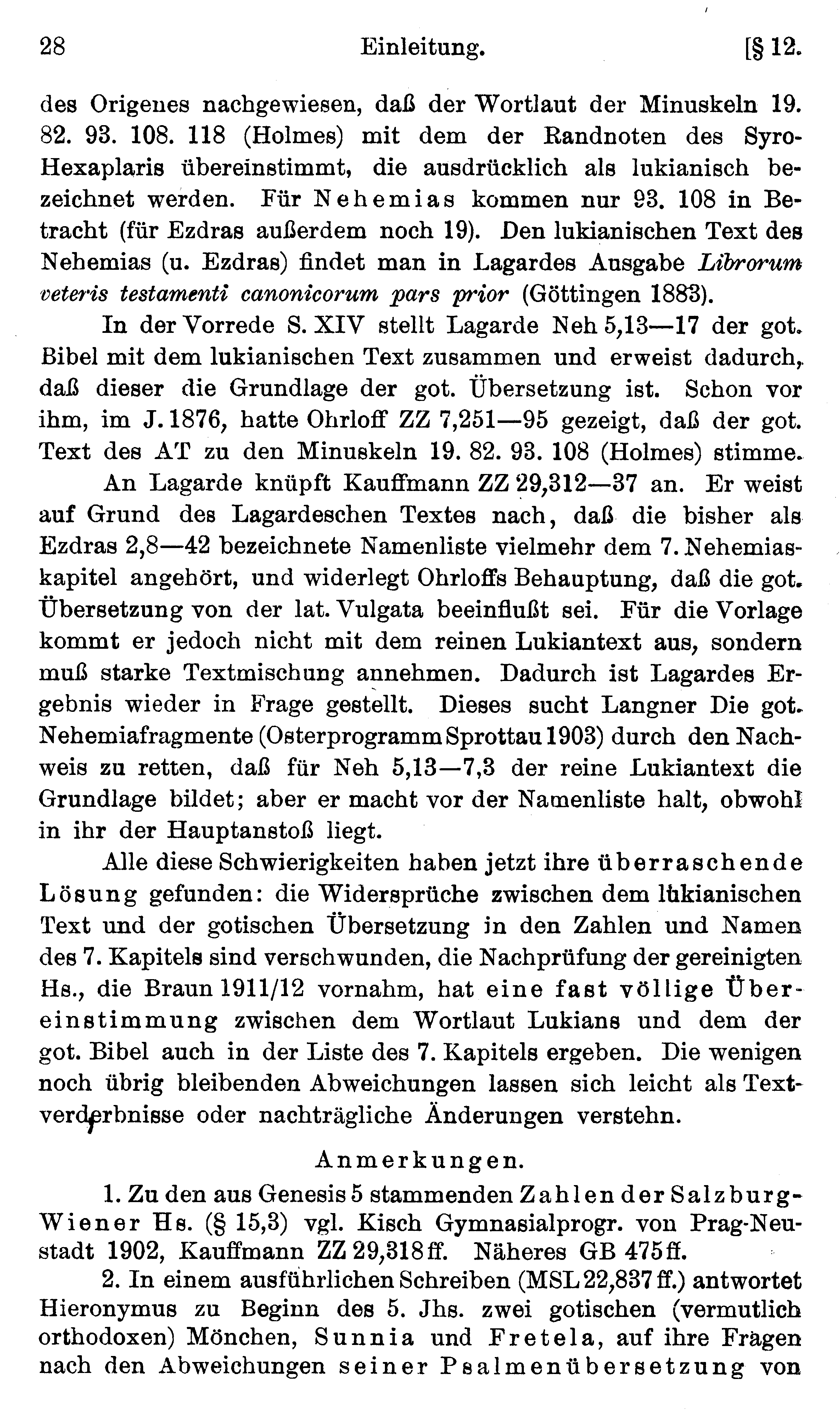 facsimile image (Streitberg 1920, p. 28)