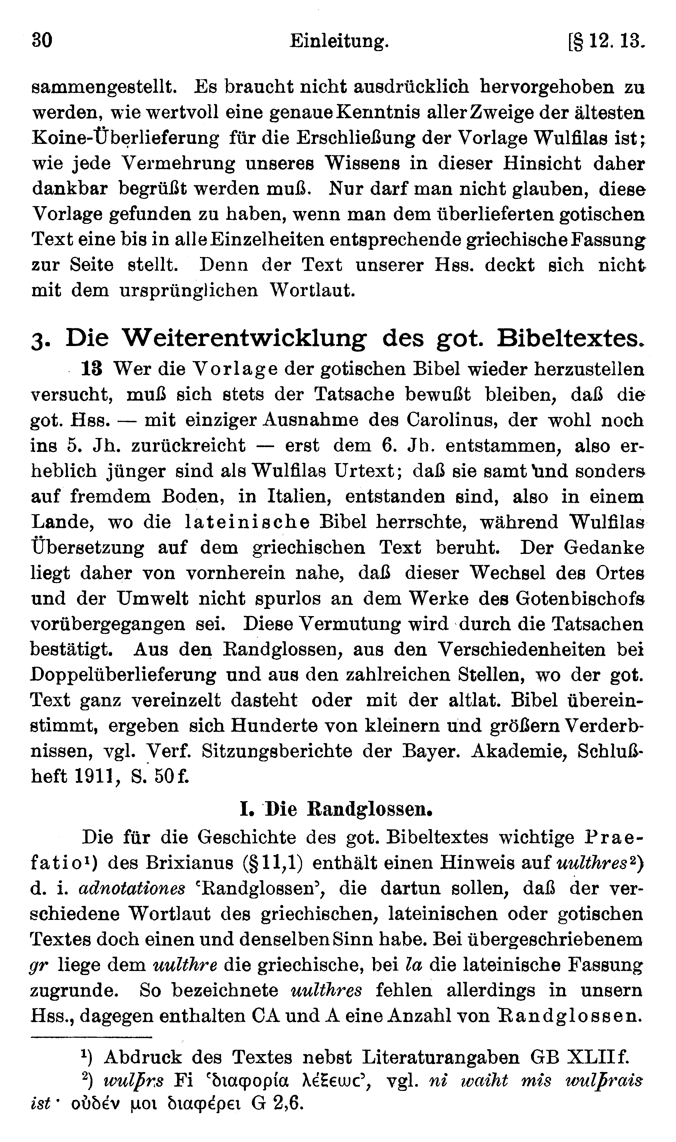 facsimile image (Streitberg 1920, p. 30)