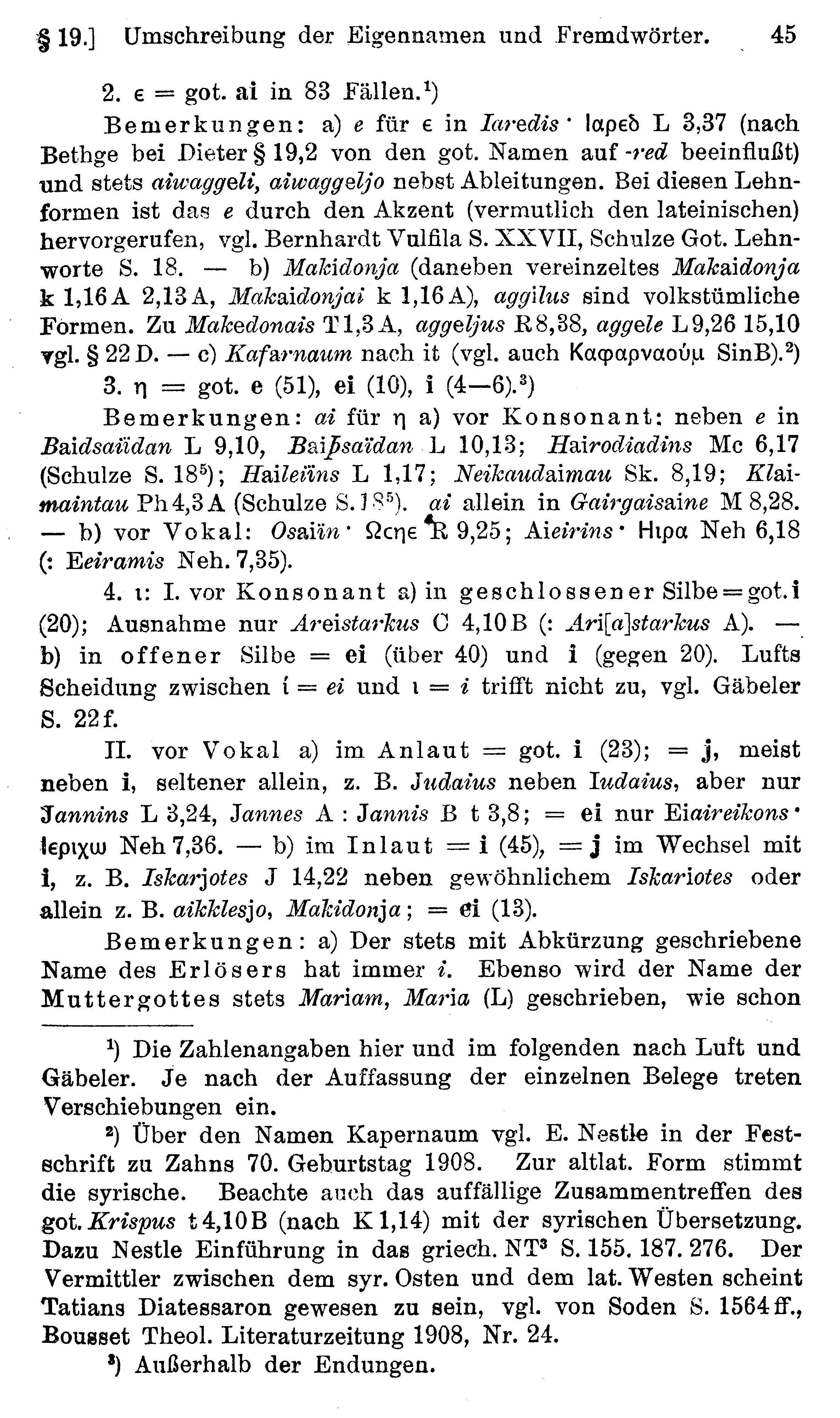 facsimile image (Streitberg 1920, p. 45)