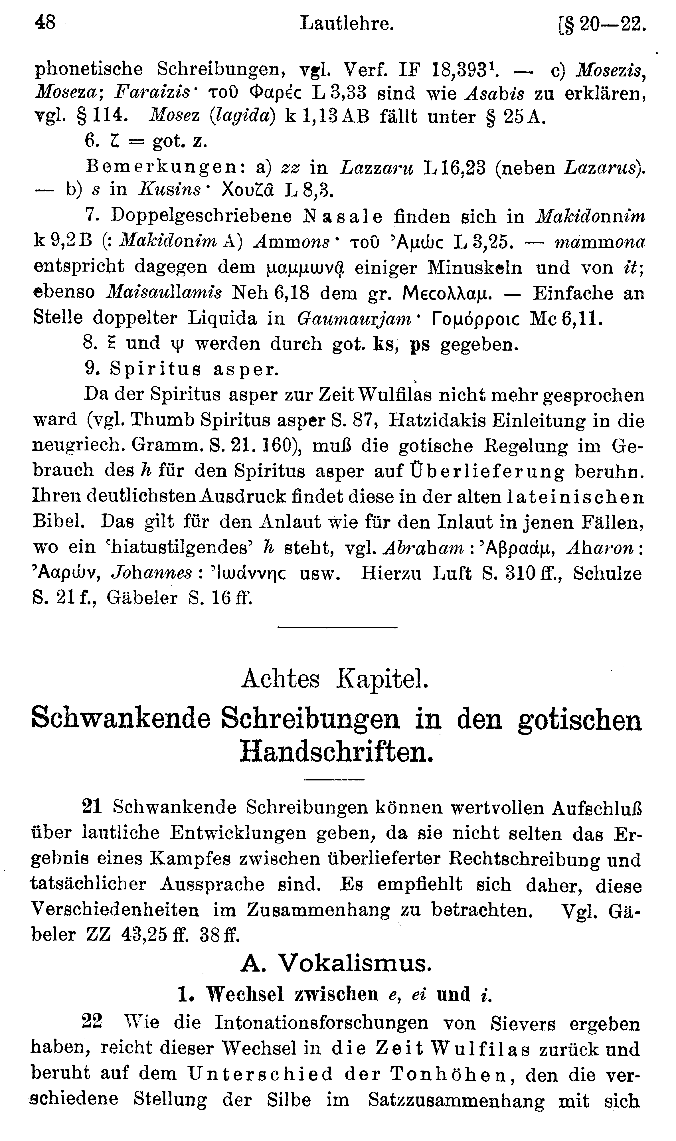 facsimile image (Streitberg 1920, p. 48)