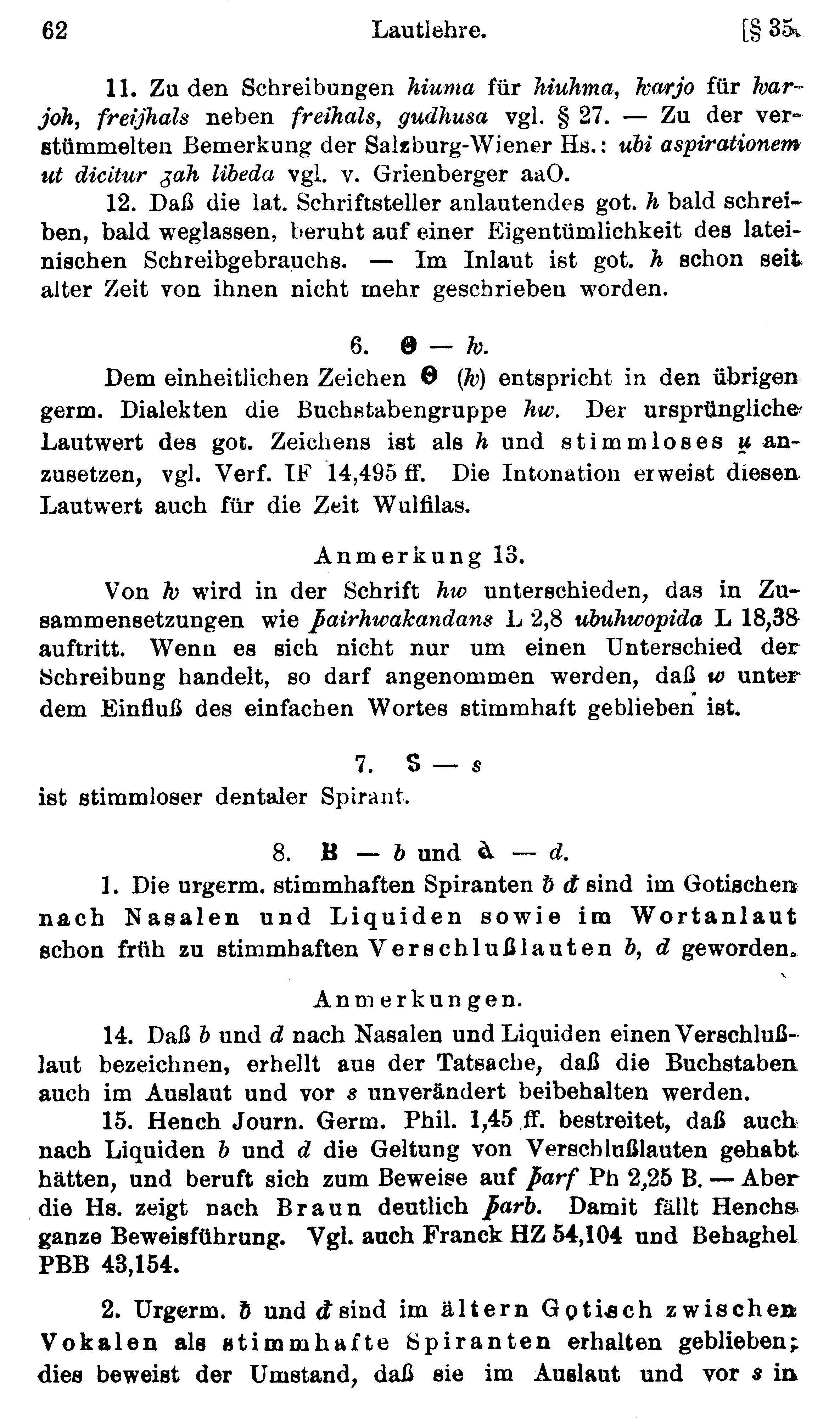 facsimile image (Streitberg 1920, p. 62)