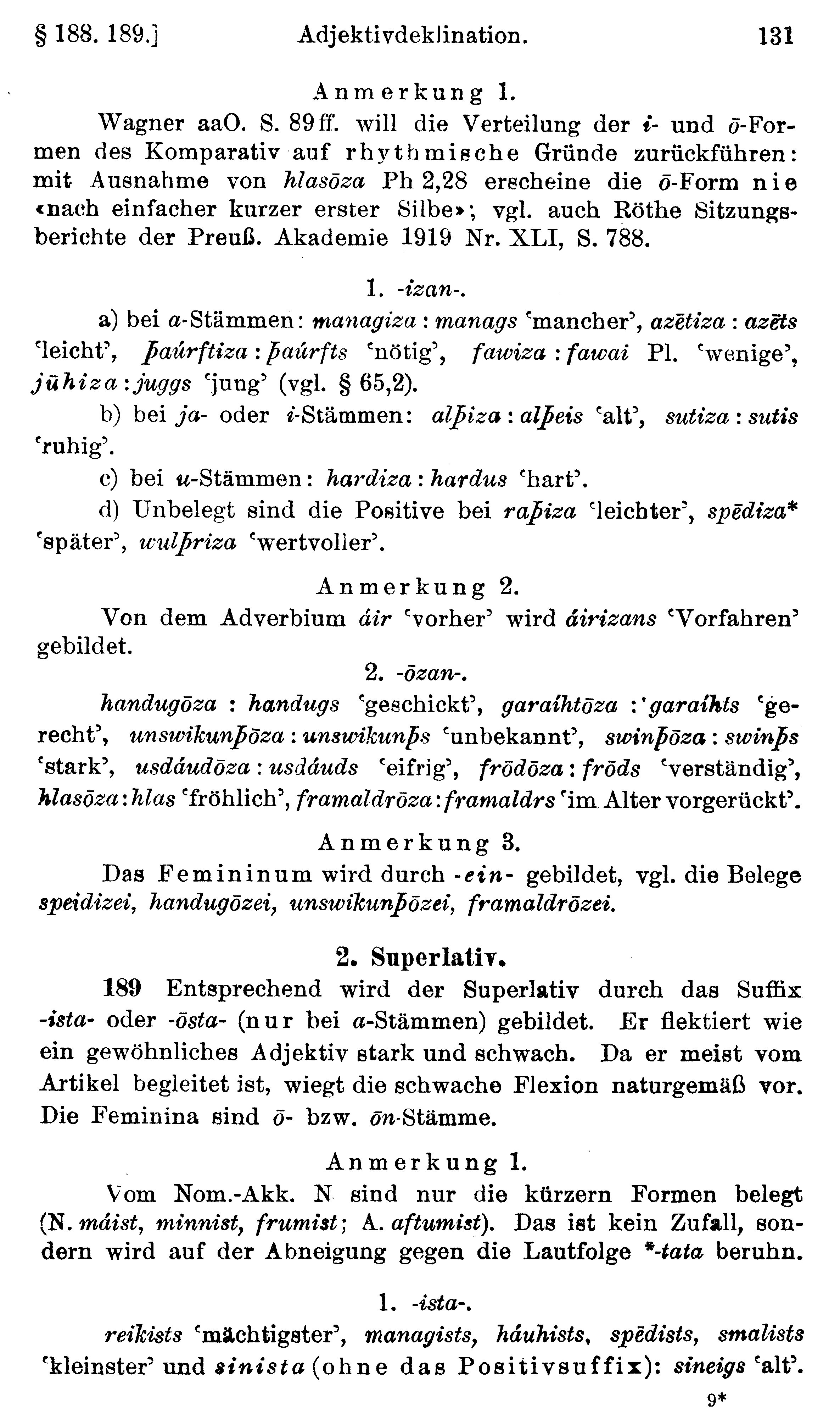 facsimile image (Streitberg 1920, p. 131)