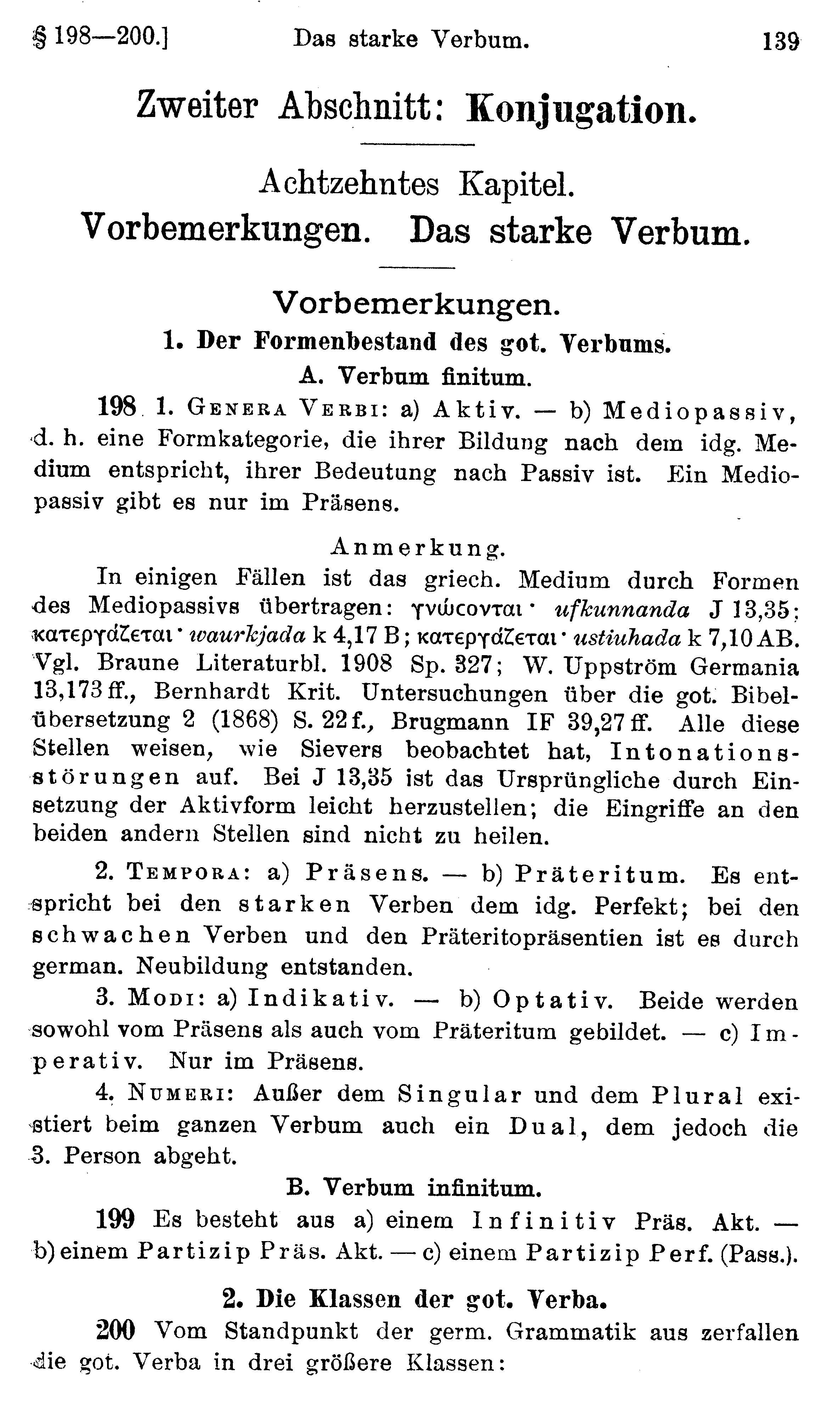 facsimile image (Streitberg 1920, p. 139)