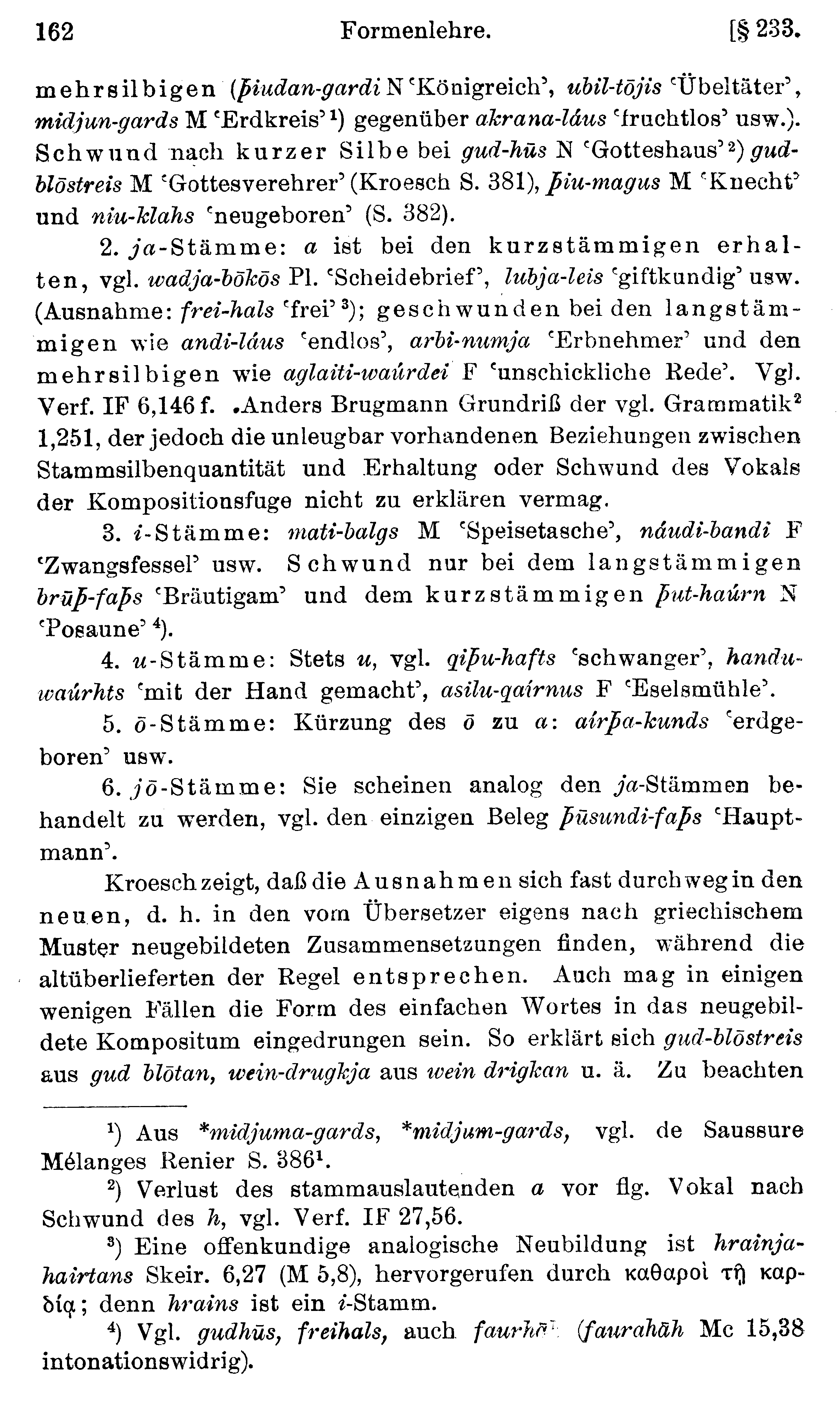 facsimile image (Streitberg 1920, p. 162)